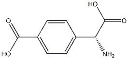 (R)-4-(amino(carboxy)methyl)benzoic acid Structure