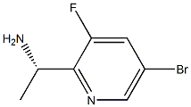 (S)-1-(5-bromo-3-fluoropyridin-2-yl)ethanamine Structure