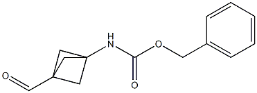 benzyl N-{3-formylbicyclo[1.1.1]pentan-1-yl}carbamate Structure