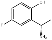 2-((1S)-1-AMINOETHYL)-4-FLUOROPHENOL 구조식 이미지