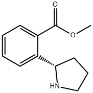 METHYL2-((2S)PYRROLIDIN-2-YL)BENZOATE Structure