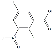 5-iodo-2-methyl-3-nitrobenzoic acid Structure