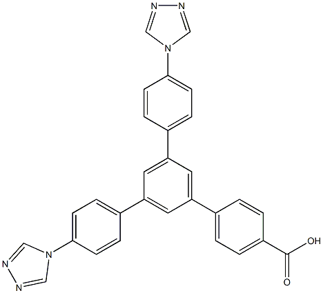 5'-(4-(4H-1,2,4-triazol-4-yl)phenyl)-4''-(4H-1,2,4-triazol-4-yl)
-[1,1':3',1''-terphenyl]-4-carboxylic acid Structure