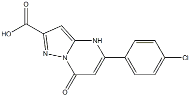 5-(4-Chloro-phenyl)-7-oxo-4,7-dihydro-pyrazolo[1,5-a]pyrimidine-2-carboxylic acid Structure