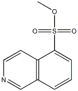 methyl isoquinoline-5-sulfonate 구조식 이미지
