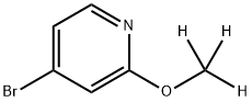 4-Bromo-2-(methoxy-d3)-pyridine Structure