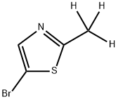 5-Bromo-2-(methyl-d3)-thiazole 구조식 이미지