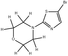 5-Bromo-2-(morpholino-d8)-thiazole Structure