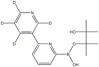 6-(3-Pyridyl-d4)-pyridine-2-boronic acid pinacol ester 구조식 이미지