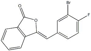 (Z)-3-(3-BROMO-4-FLUOROBENZYLIDENE)ISOBENZOFURAN-1(3H)-ONE Structure