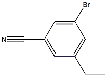 3-BROMO-5-ETHYLBENZONITRILE 구조식 이미지