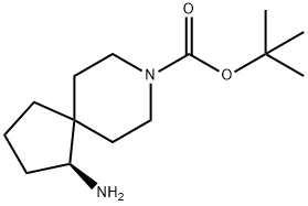TERT-BUTYL (S)-1-AMINO-8-AZASPIRO[4.5]DECANE-8-CARBOXYLATE Structure