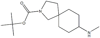 TERT-BUTYL 8-(METHYLAMINO)-2-AZASPIRO[4.5]DECANE-2-CARBOXYLATE Structure