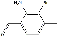 2-Amino-3-bromo-4-methyl-benzaldehyde 구조식 이미지
