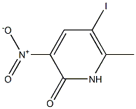 5-Iodo-6-methyl-3-nitro-1H-pyridin-2-one Structure