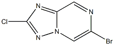 6-Bromo-2-chloro-[1,2,4]triazolo[1,5-a]pyrazine Structure