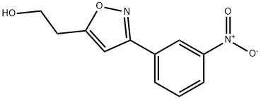 2-[3-(3-Nitro-phenyl)-isoxazol-5-yl]-ethanol Structure