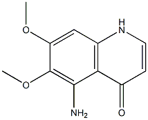 5-Amino-6,7-dimethoxy-1H-quinolin-4-one 구조식 이미지