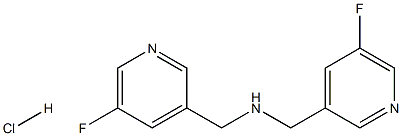 bis((5-fluoropyridin-3-yl)methyl)amine hydrochloride 구조식 이미지