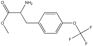 METHYL 2-AMINO-3-[4-(TRIFLUOROMETHOXY)PHENYL]PROPANOATE Structure