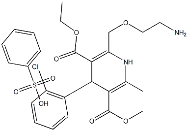 Amlodipine Impurity Maleate Structure
