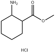 methyl 2-aminocyclohexanecarboxylate hydrochloride 구조식 이미지