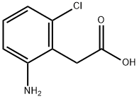 2-(2-Amino-6-chlorophenyl)acetic acid 구조식 이미지