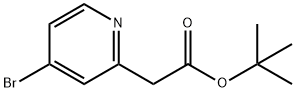 tert-Butyl 2-(4-bromopyridin-2-yl)acetate 구조식 이미지