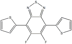 5,6-Difluoro-4,7-di(thiophen-2-yl)benzo[c][1,2,5]thiadiazol 구조식 이미지