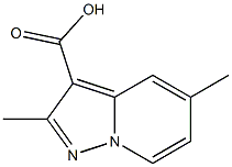 2,5-Dimethylpyrazolo[1,5-a]pyridine-3-carboxylic acid Structure