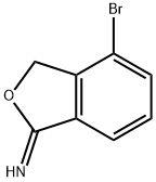 4-Bromo-3H-isobenzofuran-1-ylideneamine 구조식 이미지