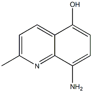 8-Amino-2-methyl-quinolin-5-ol Structure