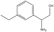 2-AMINO-2-(3-ETHYLPHENYL)ETHAN-1-OL 구조식 이미지