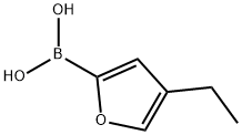 4-Ethylfuran-2-boronic acid 구조식 이미지