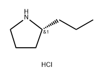 (R)-2-propylpyrrolidine hydrochloride Structure