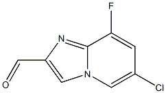 6-Chloro-8-fluoro-imidazo[1,2-a]pyridine-2-carbaldehyde Structure