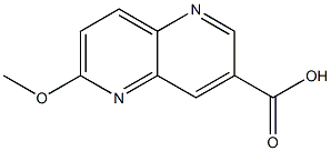 6-Methoxy-[1,5]naphthyridine-3-carboxylic acid Structure