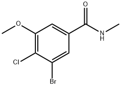 2089311-47-5 3-bromo-4-chloro-5-methoxy-N-methylbenzamide
