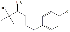 (S)-3-amino-5-(4-chlorophenoxy)-2-methylpentan-2-ol 구조식 이미지