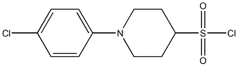 1-(4-chlorophenyl)piperidine-4-sulfonyl chloride 구조식 이미지