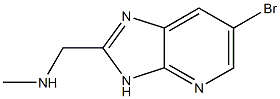 1-(6-bromo-3H-imidazo[4,5-b]pyridin-2-yl)-N-methylmethanamine 구조식 이미지