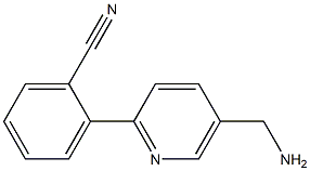 2-(5-(aminomethyl)pyridin-2-yl)benzonitrile 구조식 이미지