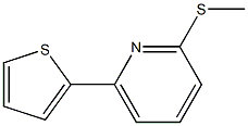 2-(methylthio)-6-(thiophen-2-yl)pyridine Structure