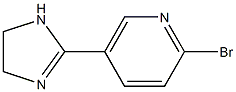2-bromo-5-(4,5-dihydro-1H-imidazol-2-yl)pyridine 구조식 이미지