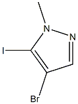 4-bromo-5-iodo-1-methyl-1H-pyrazole 구조식 이미지