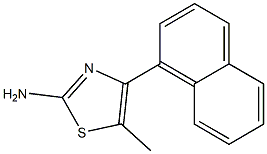 5-methyl-4-(naphthalen-1-yl)thiazol-2-amine 구조식 이미지