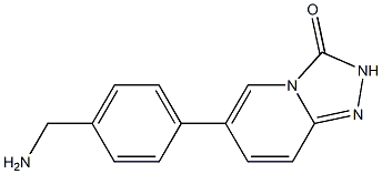 6-(4-(aminomethyl)phenyl)-[1,2,4]triazolo[4,3-a]pyridin-3(2H)-one Structure