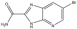 6-bromo-3H-imidazo[4,5-b]pyridine-2-carboxamide 구조식 이미지