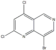 8-Bromo-2,4-dichloro-[1,6]naphthyridine Structure