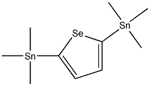 2,5-Bis-trimethylstannanyl-selenophene Structure